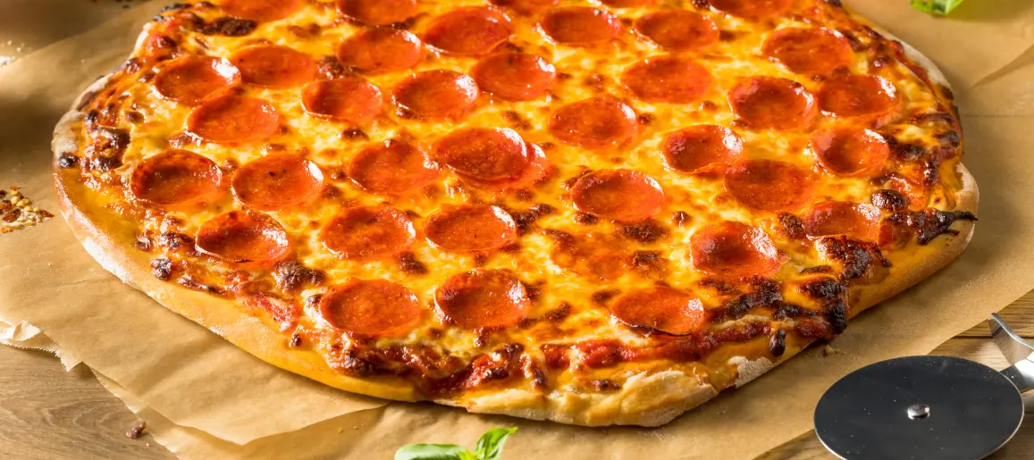 Types of pizza crust is New York Pizza Style